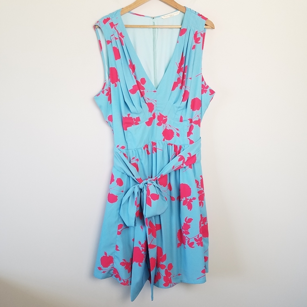 EShakti Wayward Fancies Floral Sleeveless Dress 3X
